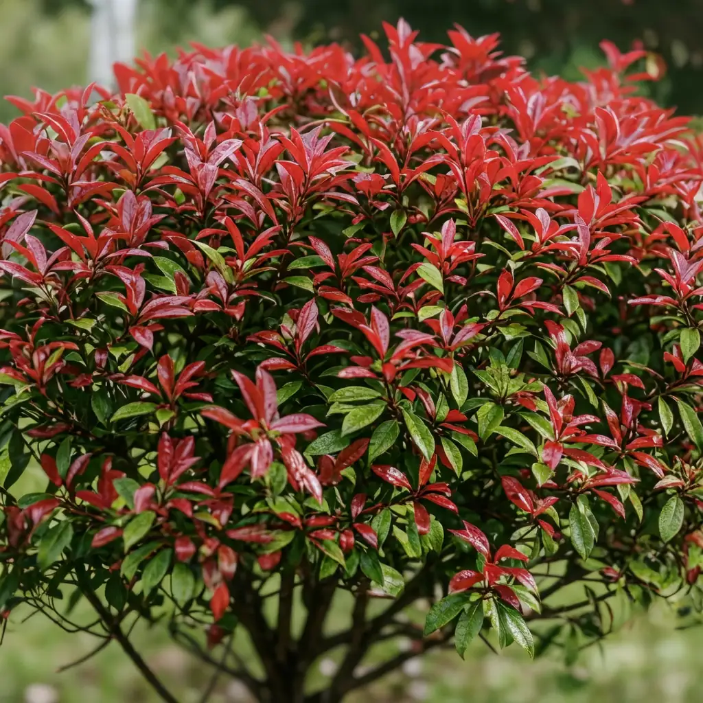 红叶石楠 (Photinia × fraseri) — 细节