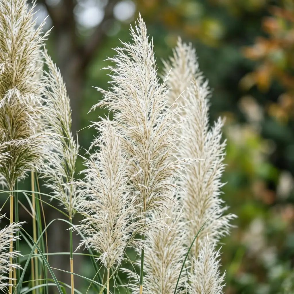 蒲苇 (Cortaderia selloana) — 细节