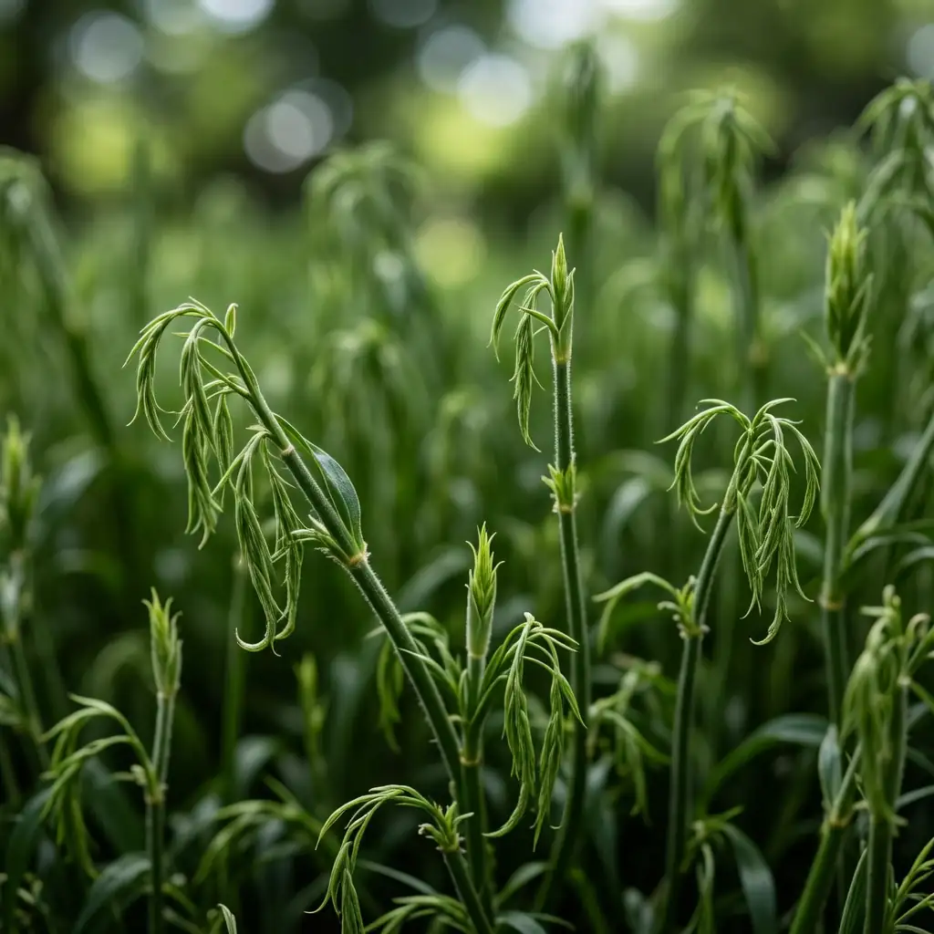 蒲苇 (Cortaderia selloana) — 特写