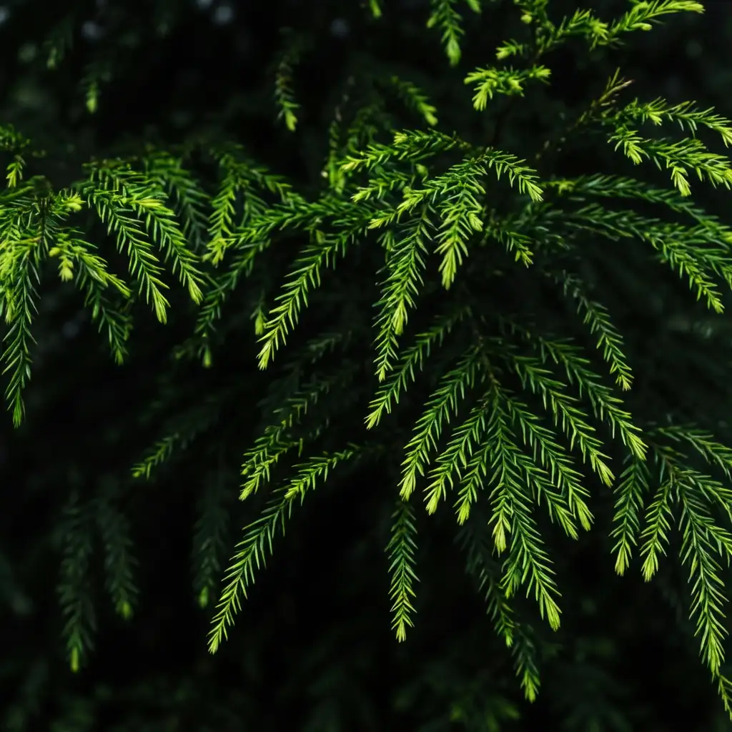 柳杉 (Cryptomeria fortunei) — 特写
