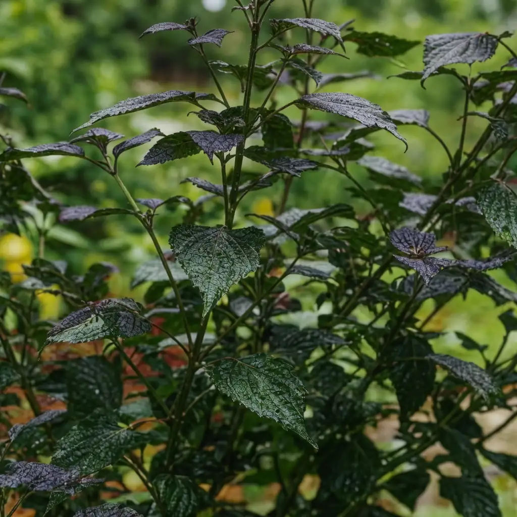 紫苏 (Perilla frutescens) — 细节