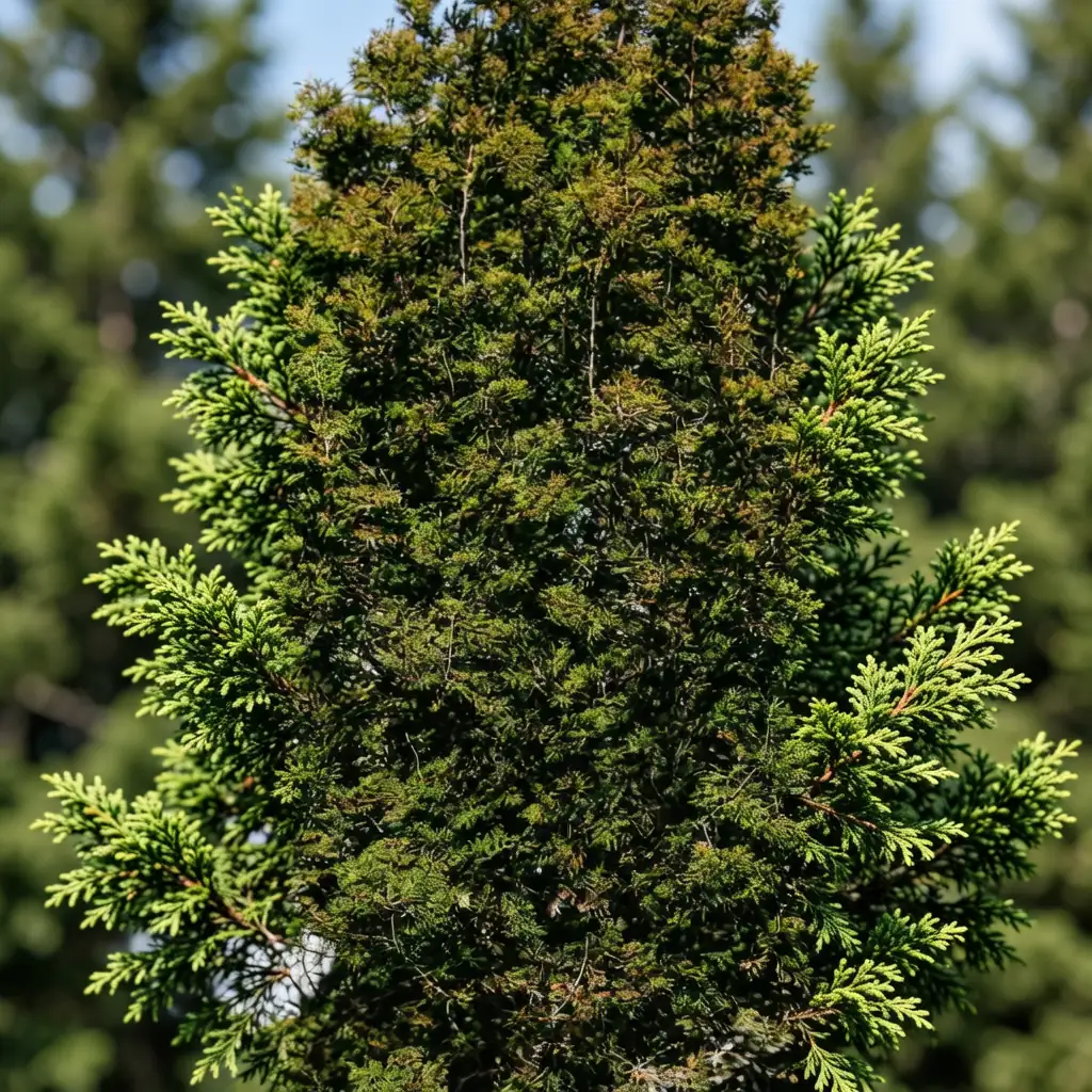 日本扁柏 (Chamaecyparis obtusa) — 特写