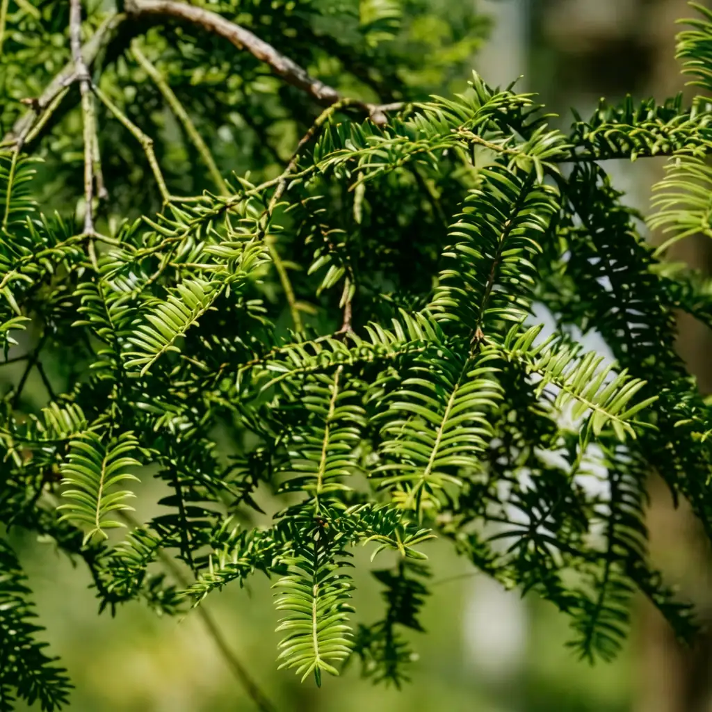 栎树 (Torreya grandis) — 特写