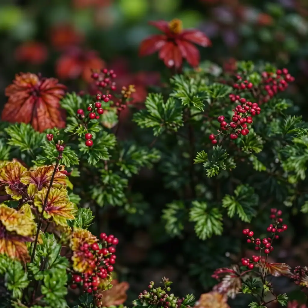 砧根 (Heuchera micrantha) — 特写
