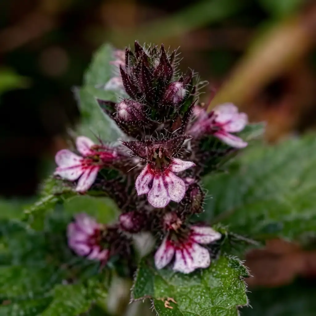 筋骨草 (Ajuga ciliata) — 细节