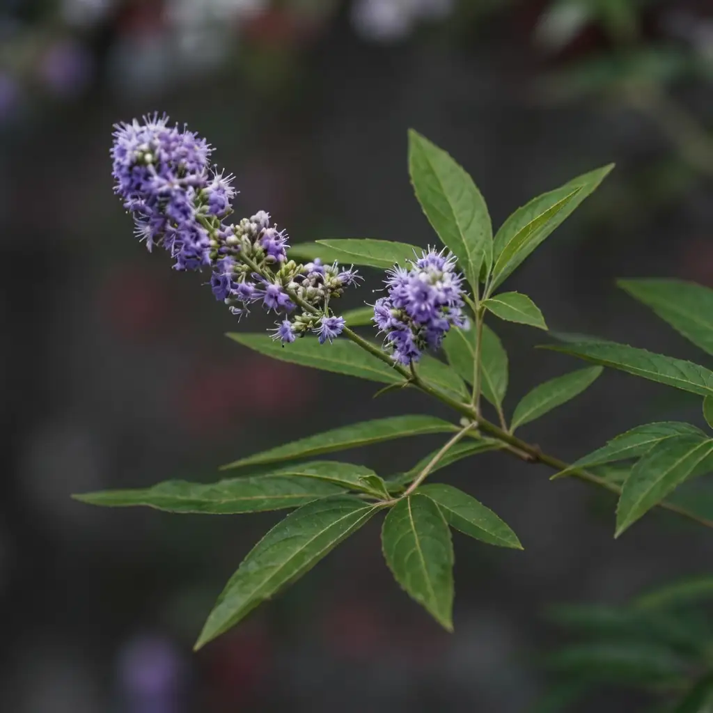 穗花牡荆 (Vitex agnus-castus) — 细节
