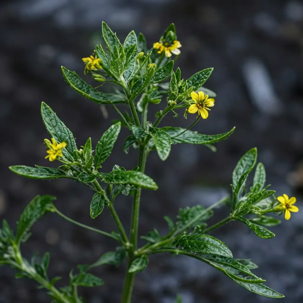 石龙芹 (Ranunculus sceleratus) — 细节