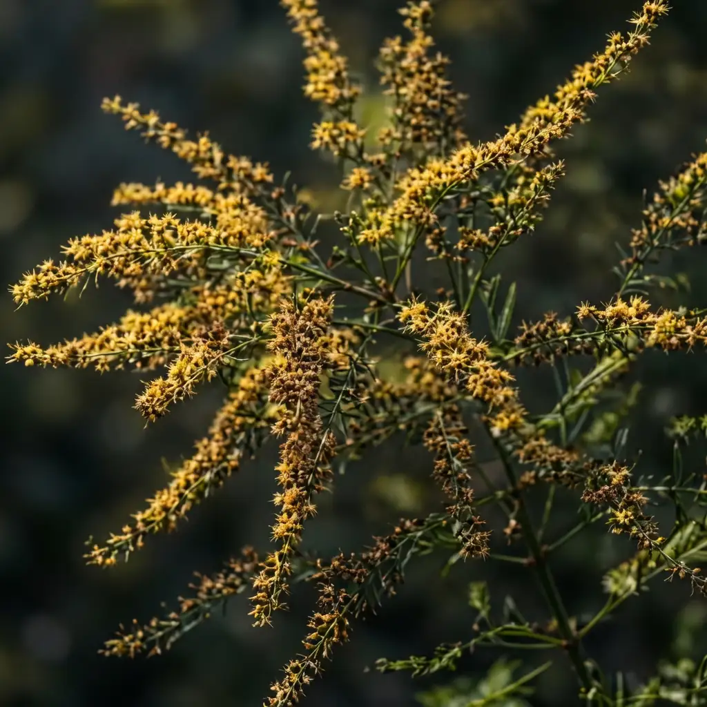 一枝黄花 (Solidago decurrens) — 特写