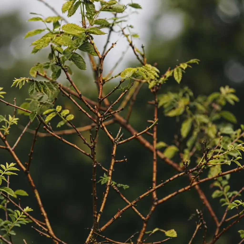 国槐 (Styphnolobium japonicum (L.) Schott) — 细节