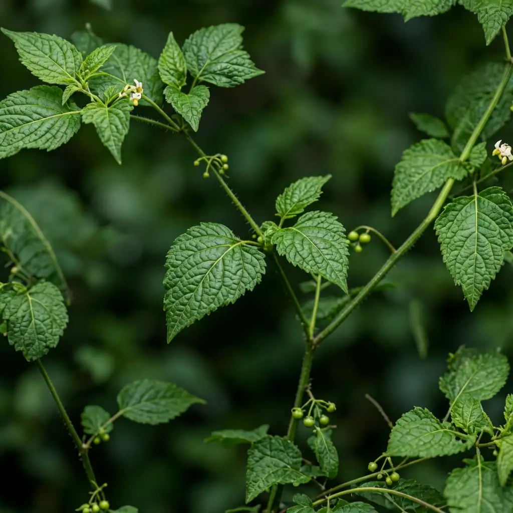 龙葵 (Solanum nigrum) — 特写