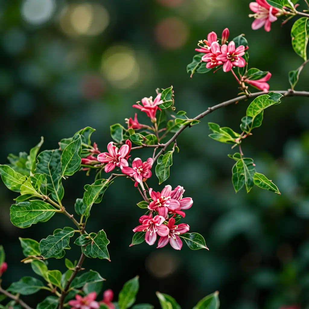 锦带花 (Weigela florida) — 细节