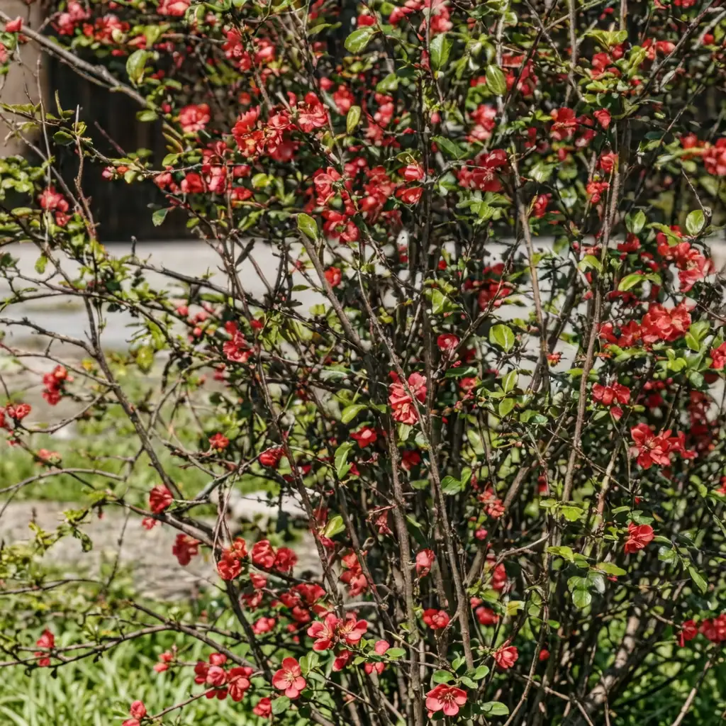贴梗海棠 (Chaenomeles speciosa) — 细节