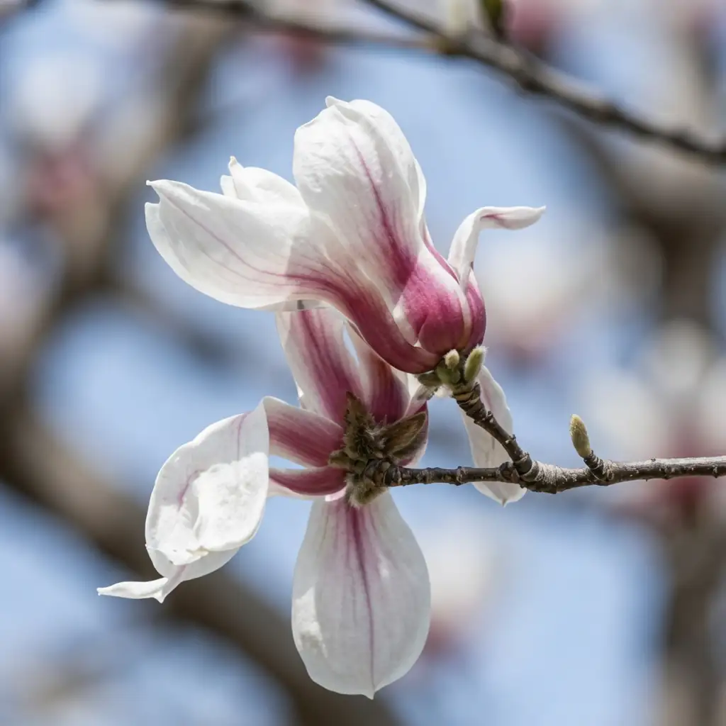 望春玉兰 (Magnolia biondii) — 细节