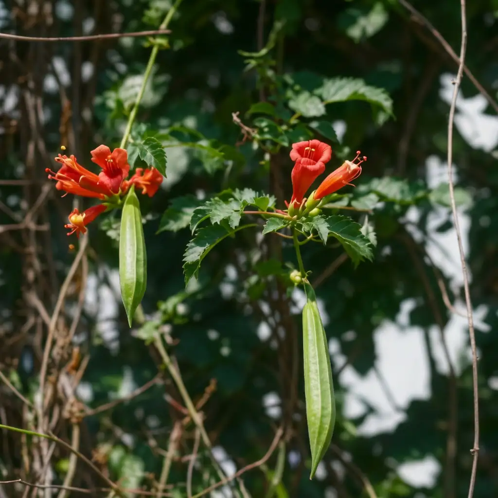 美国凌霄 (Campsis radicans) — 主图