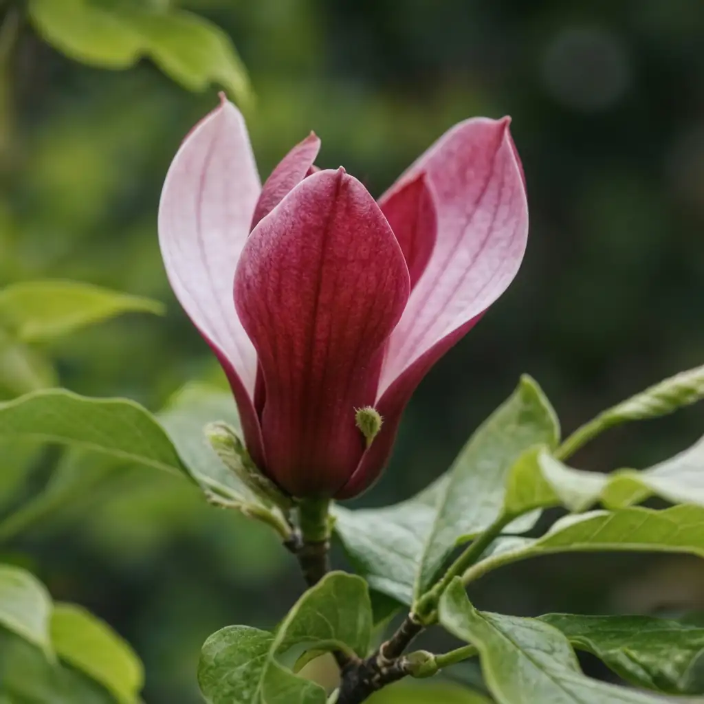 紫玉兰 (Magnolia liliflora) — 细节