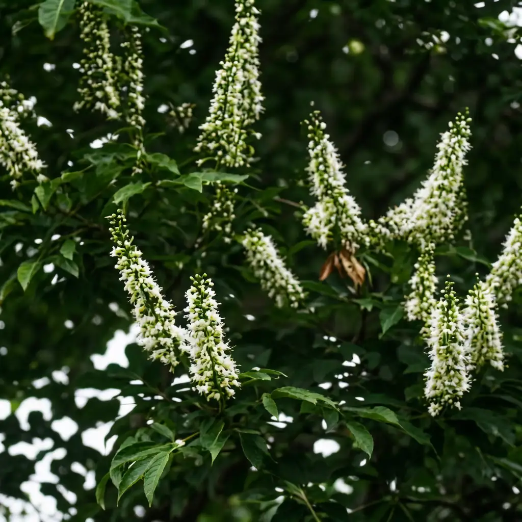 七叶树 (Aesculus chinensis) — 细节