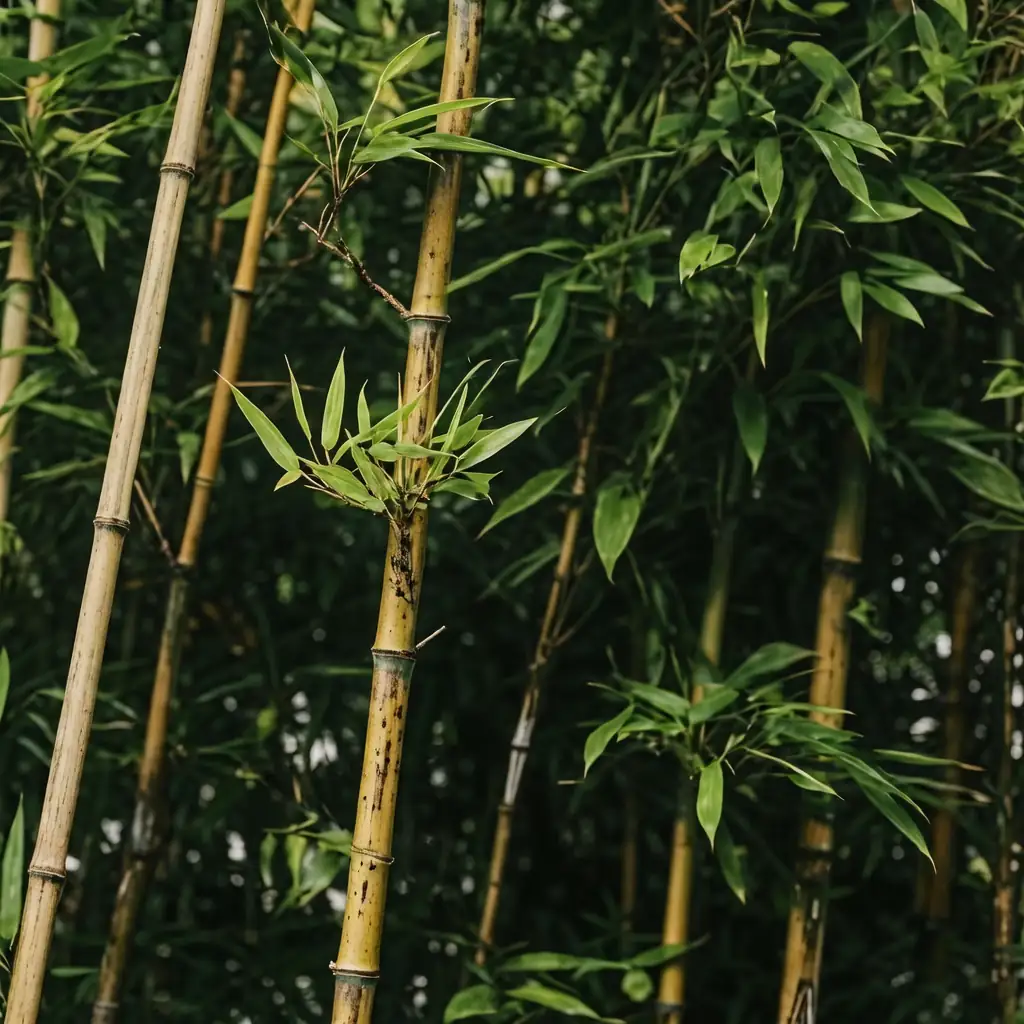 斑竹 (Phyllostachys bambusoides) — 环境展示
