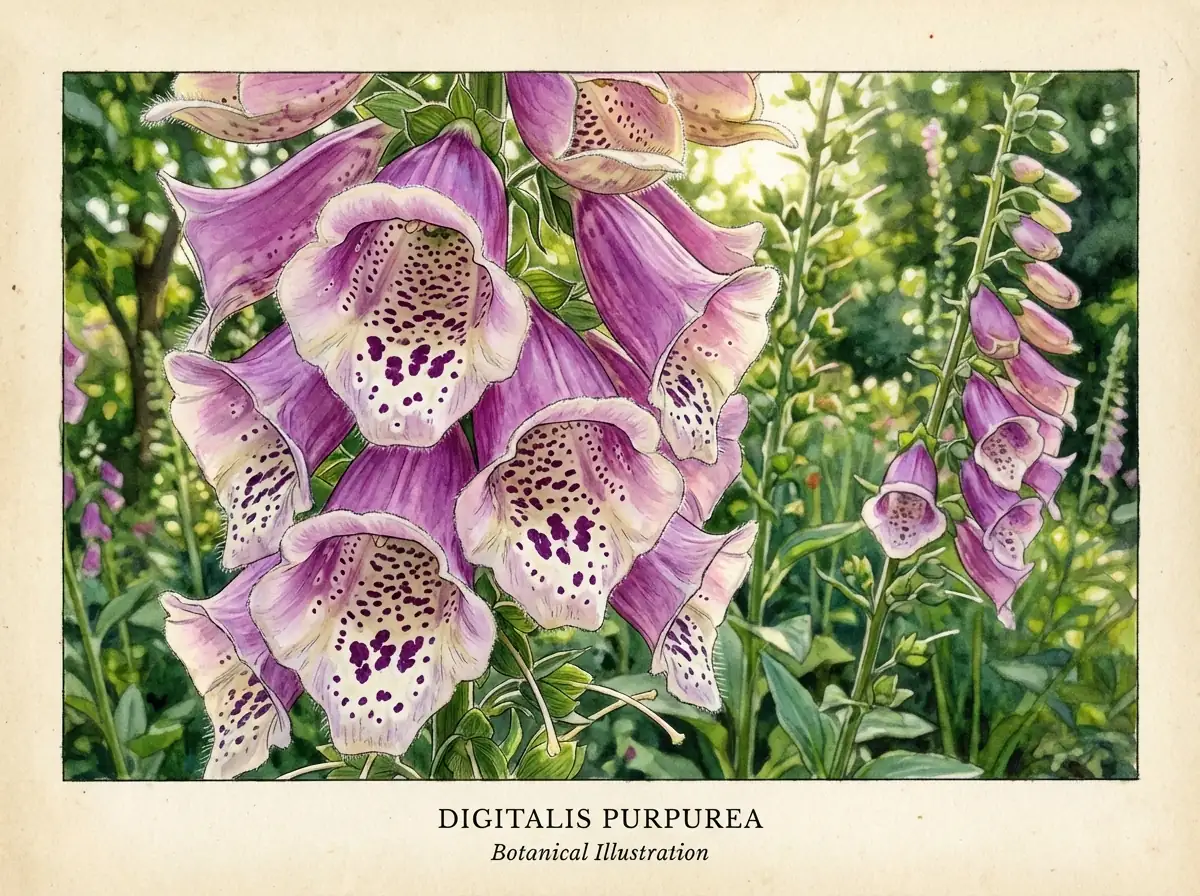 毛地黄 (Digitalis purpurea) — 更多视角
