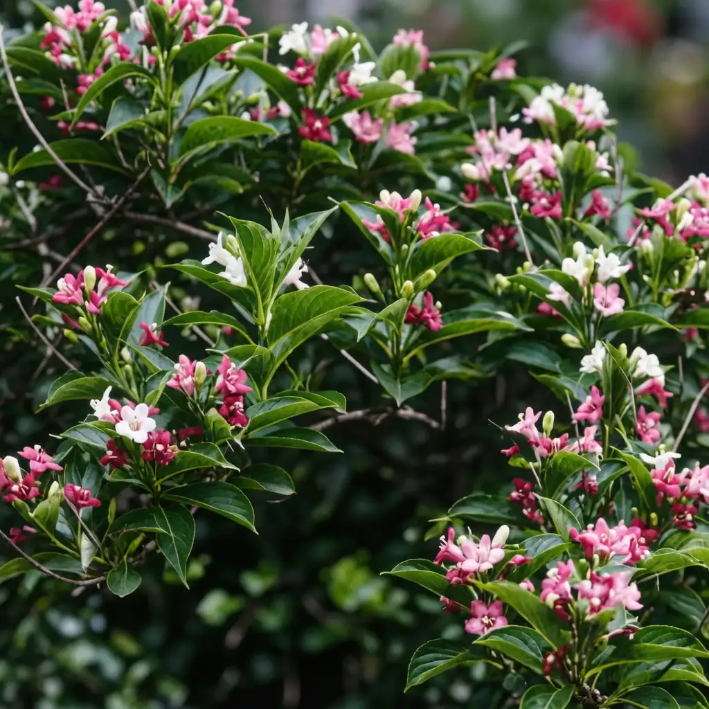 海仙花 (Weigela coraeensis) — 细节