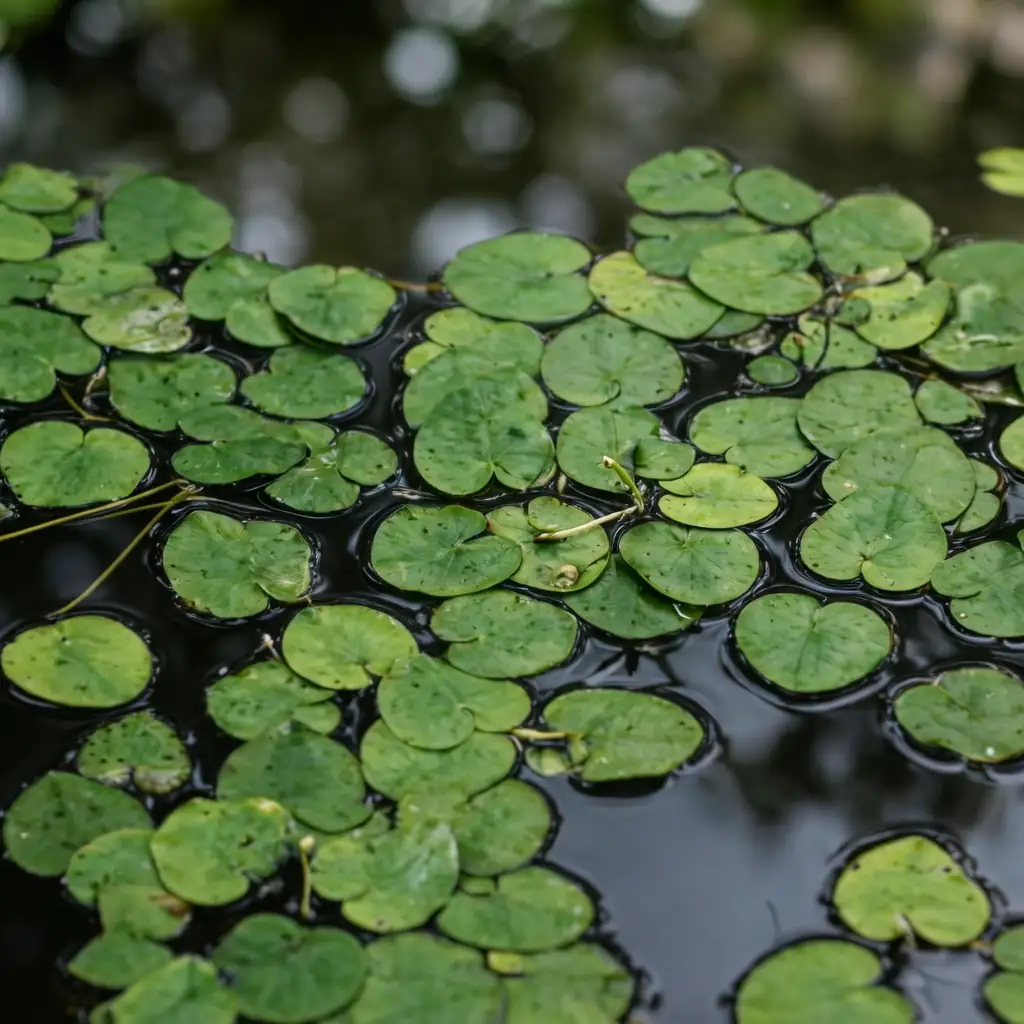 金银莲花 (Nymphoides indica) — 细节