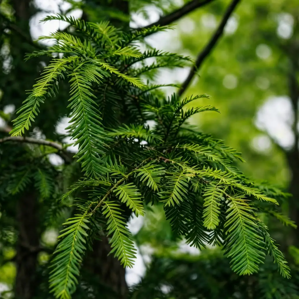 水杉 (Metasequoia glyptostroboides) — 细节