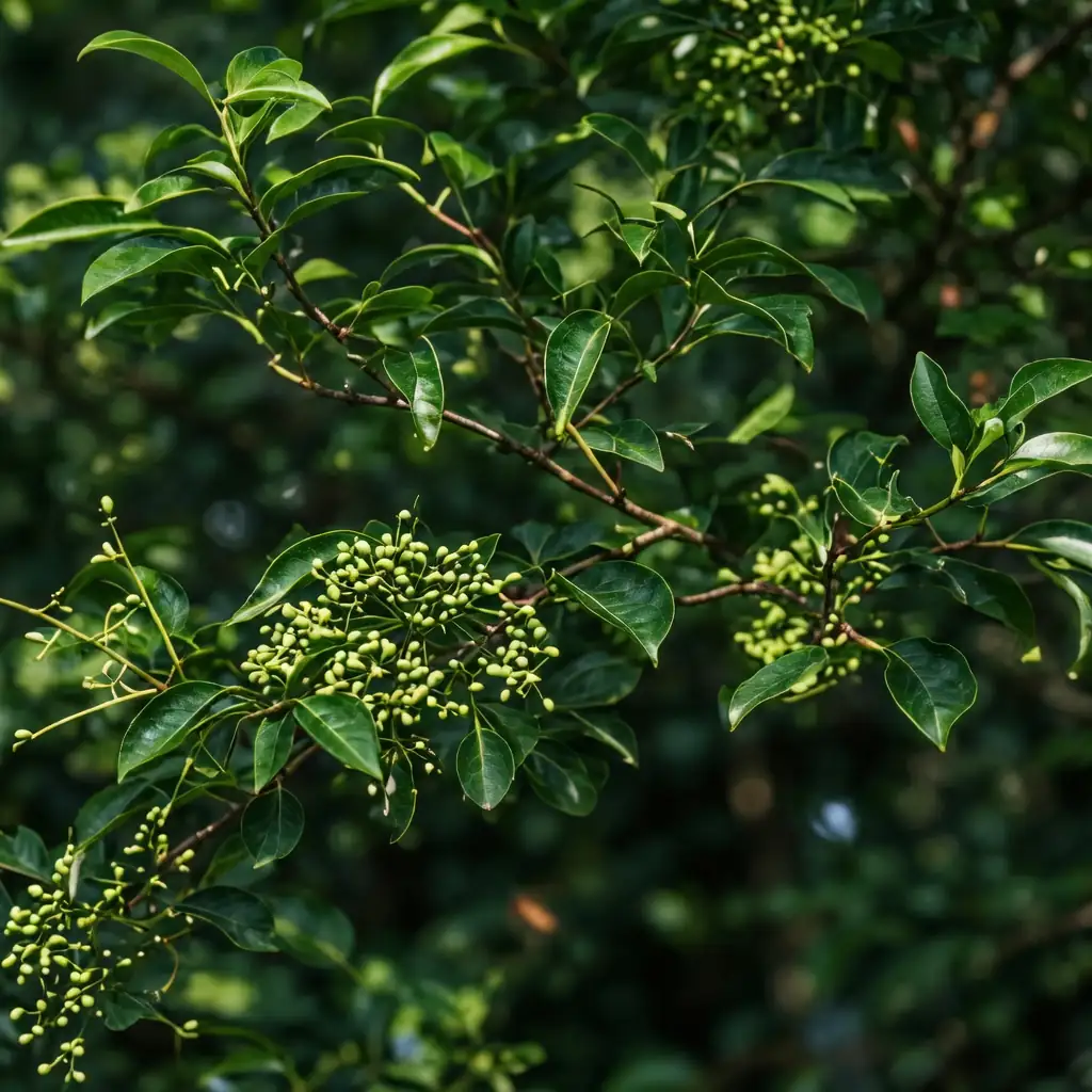 女贞 (Ligustrum lucidum) — 特写