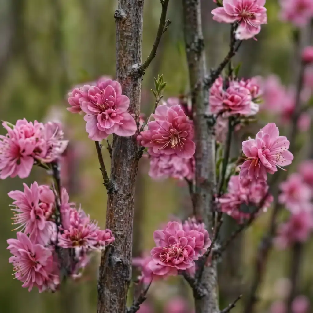 桃 (Prunus persica) — 细节