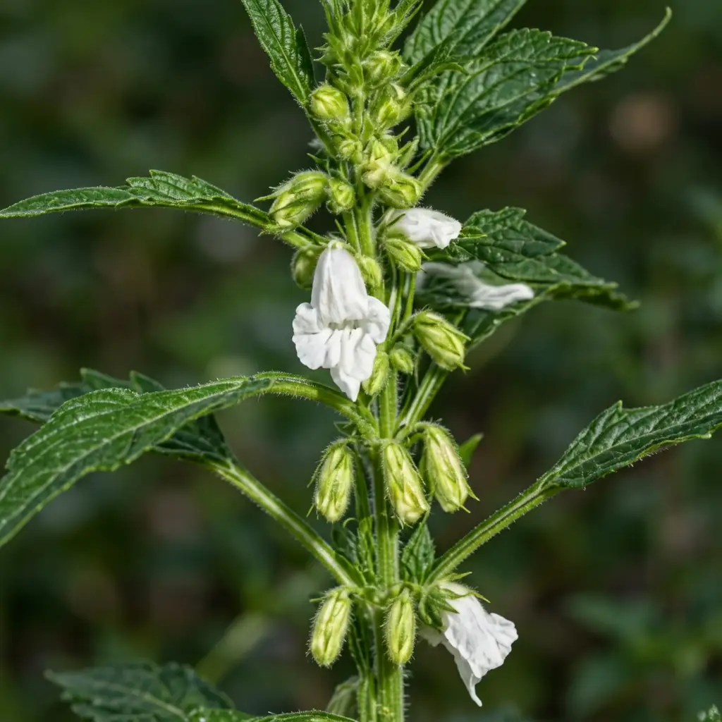 芝麻 (Sesamum indicum) — 特写