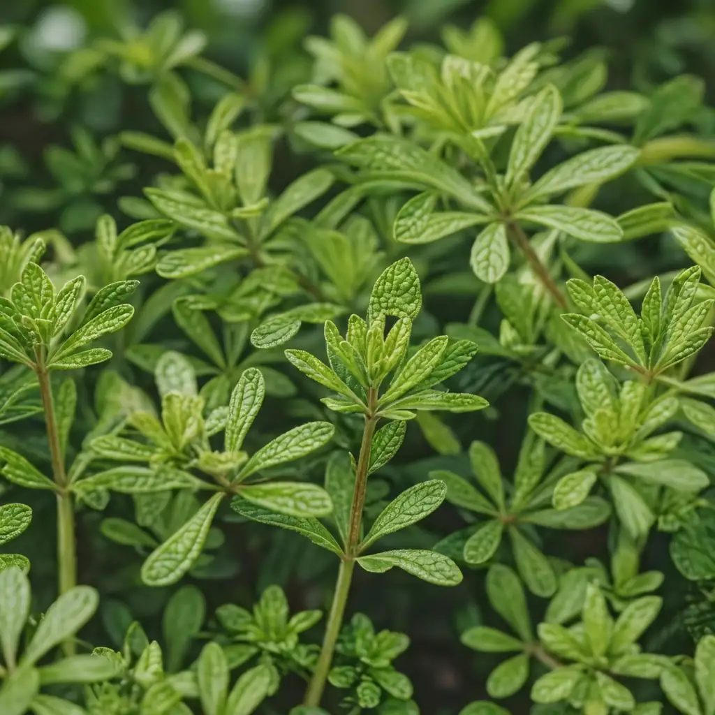 拉拉藤 (Galium aparine var. echinospermum) — 细节