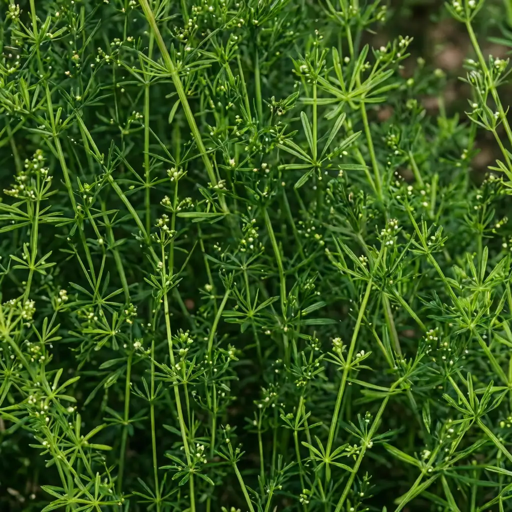 拉拉藤 (Galium aparine var. echinospermum) — 特写