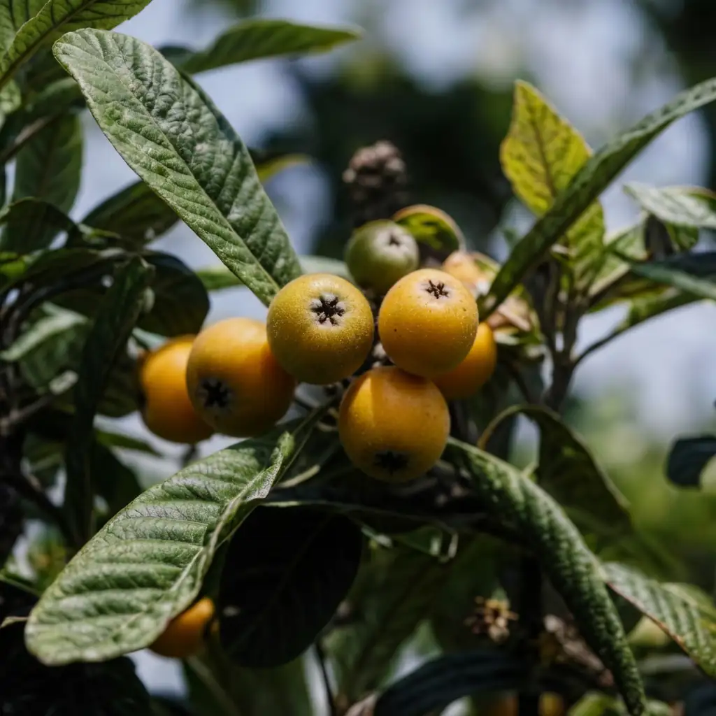 枇杷 (Eriobotrya japonica) — 细节