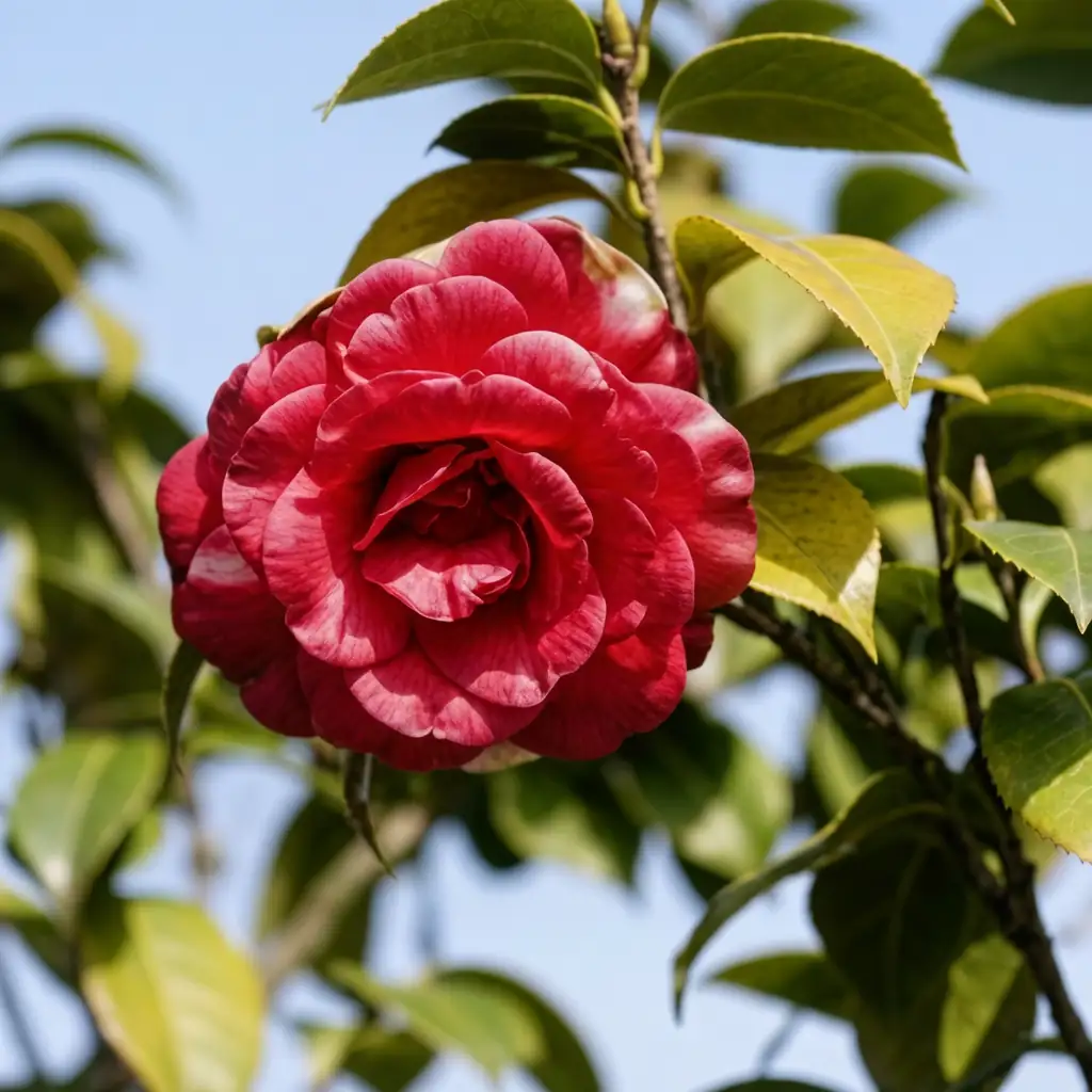 山茶 (Camellia japonica) — 主图