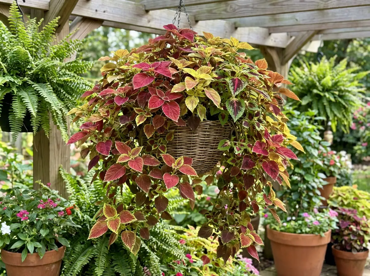 彩叶草 (Plectranthus scutellarioides (syn. Coleus scutellarioides; formerly Coleus blumei, Solenostemon scutellarioides)) — 特写