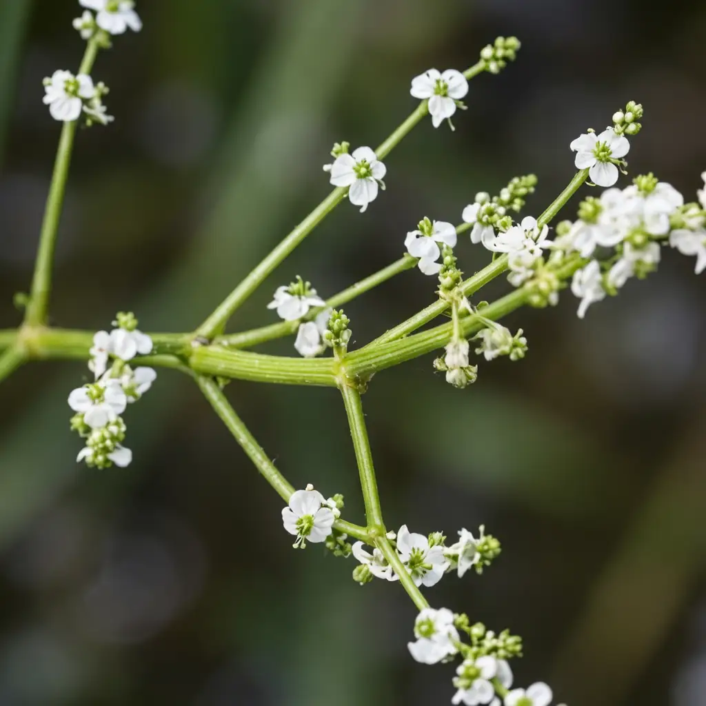 慈姑 (Sagittaria trifolia var. sinensis) — 特写