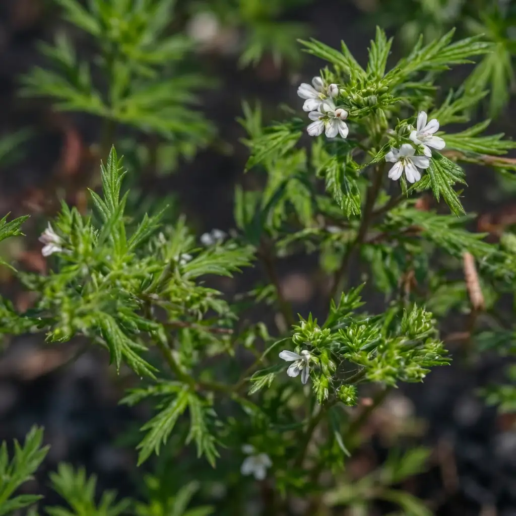 野老鹳草 (Geranium carolinianum) — 主图