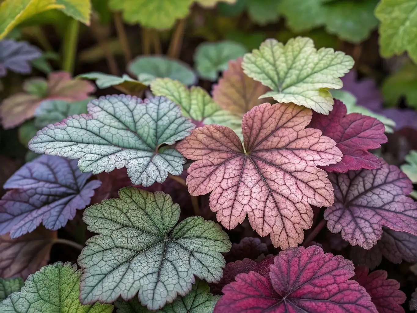 Coral Bells (Heuchera sanguinea Engelm.) — primo piano