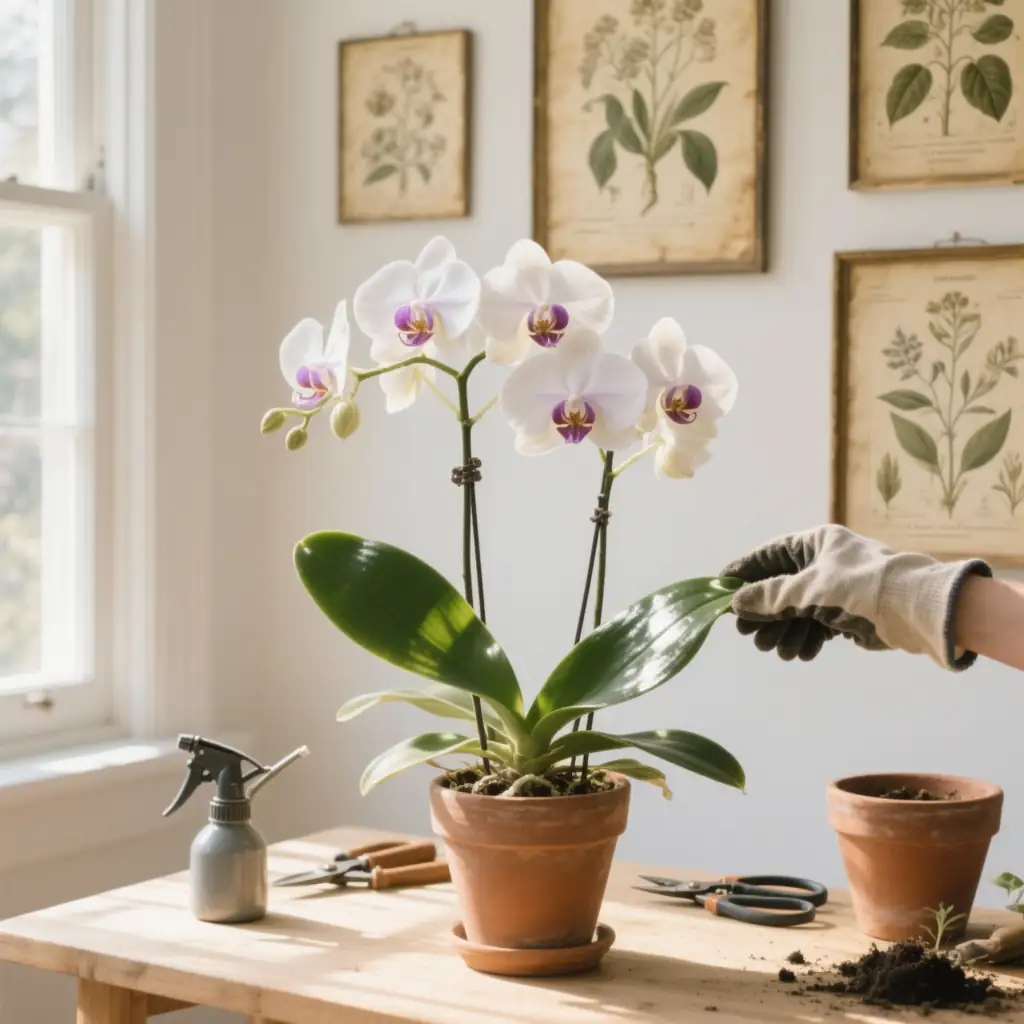 historical orchid illustration