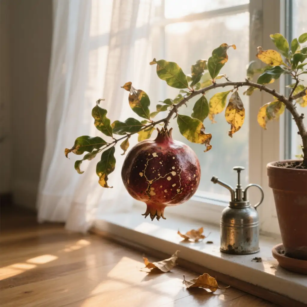 pomegranate fruit rot symptoms
