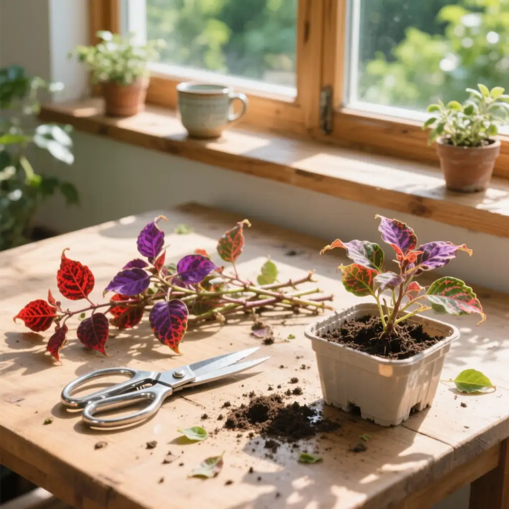 coleus propagation tools setup