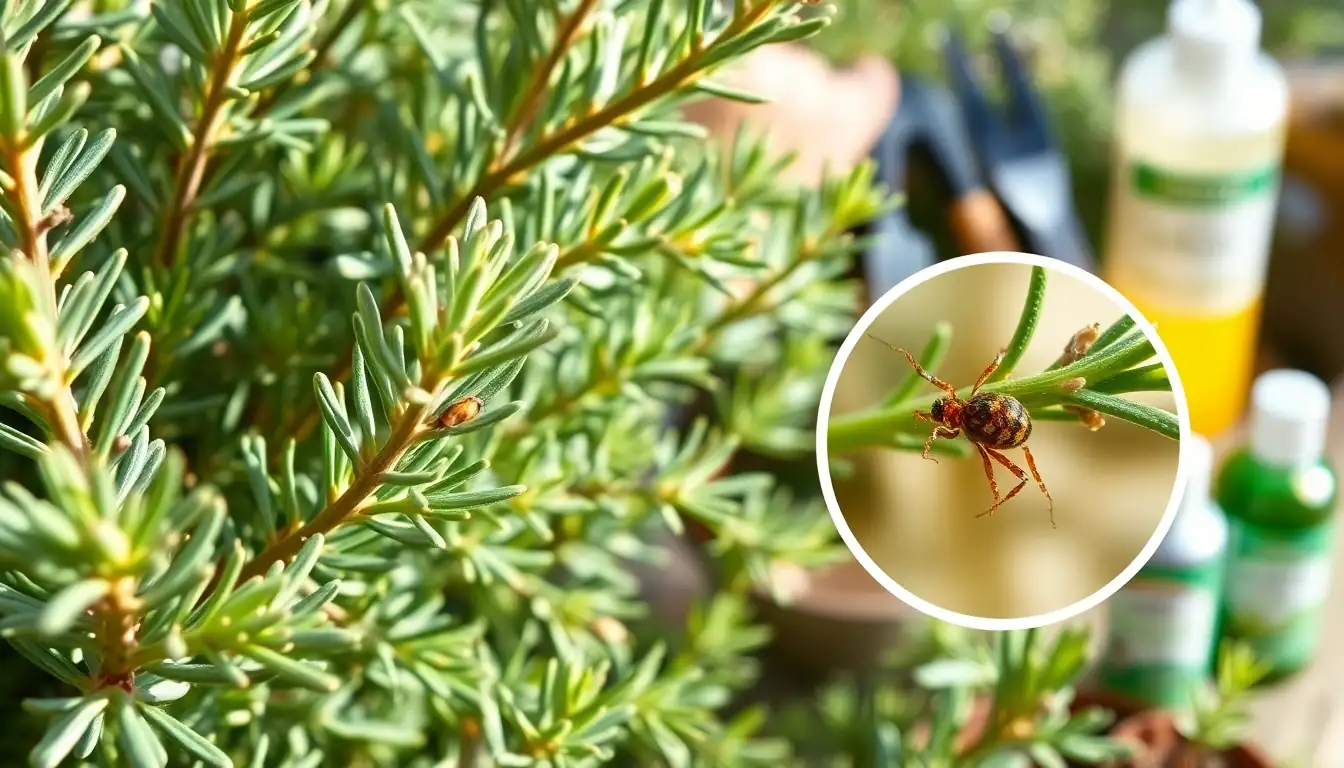 rosemary spider mite infestation