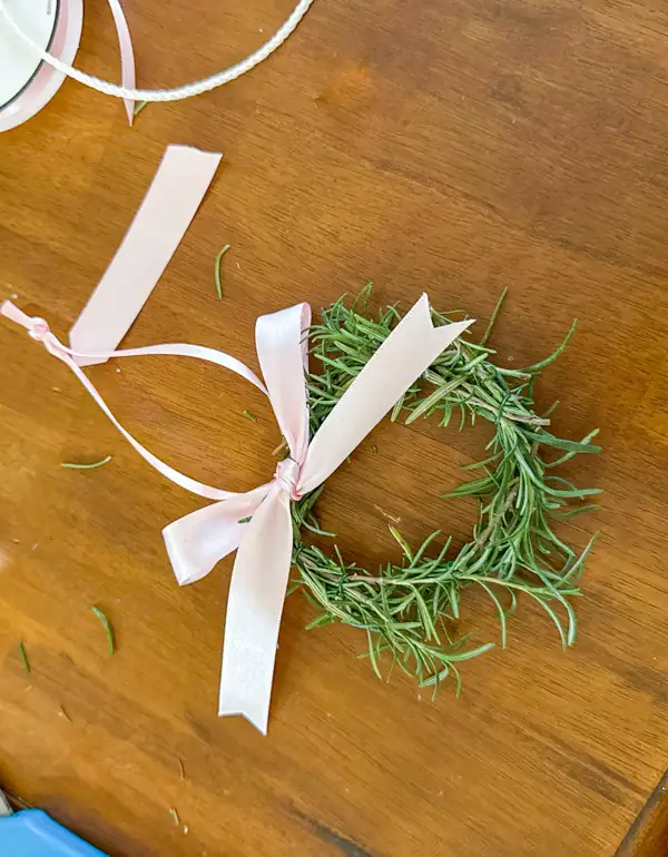 rosemary wedding wreath