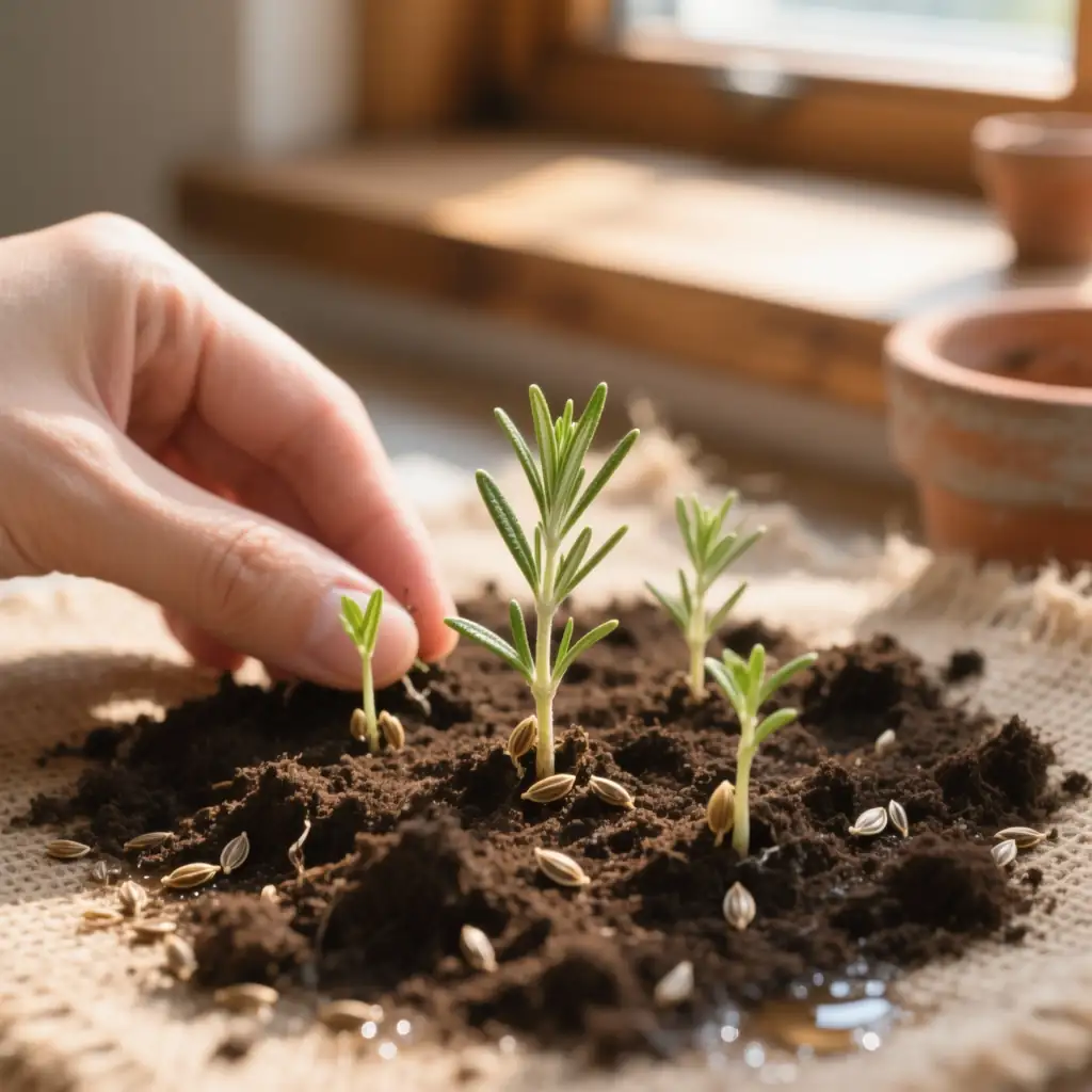 rosemary seed germination process