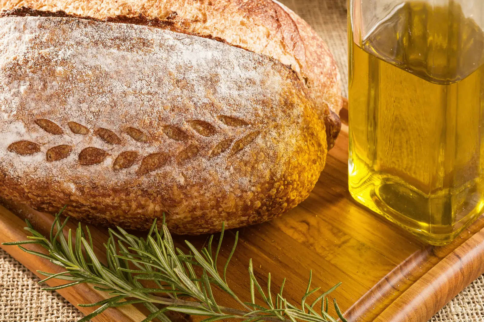 rosemary bread baking