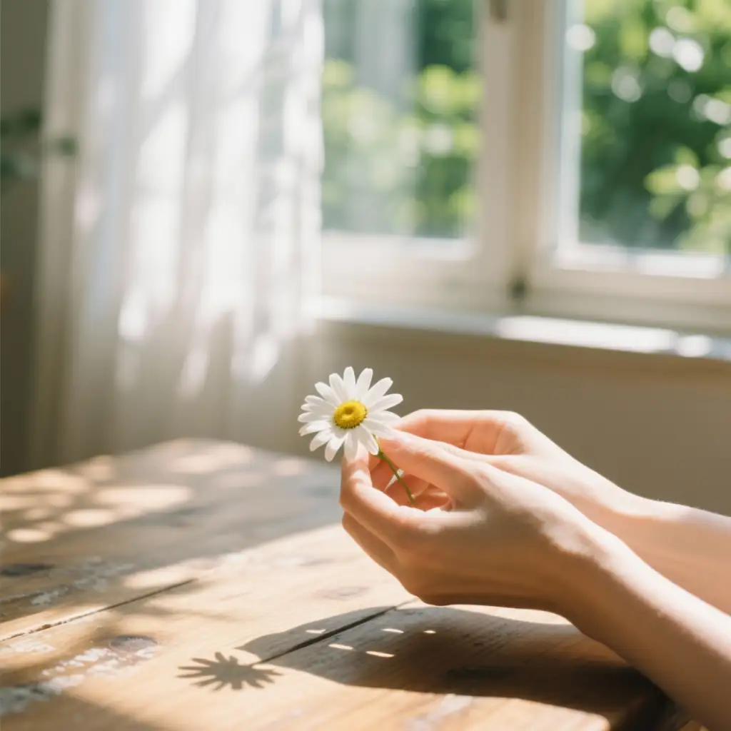 daisy petal plucking love game