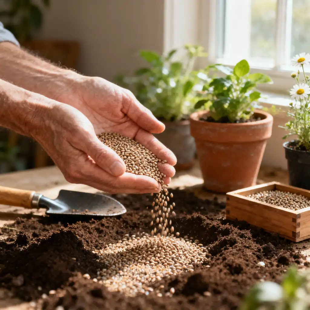 daisy seed planting process