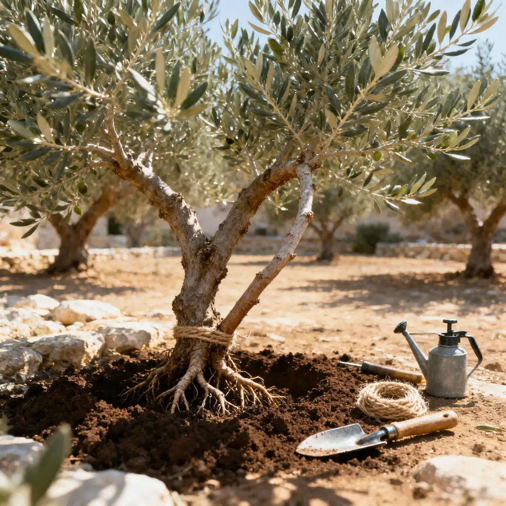 olive tree layering technique
