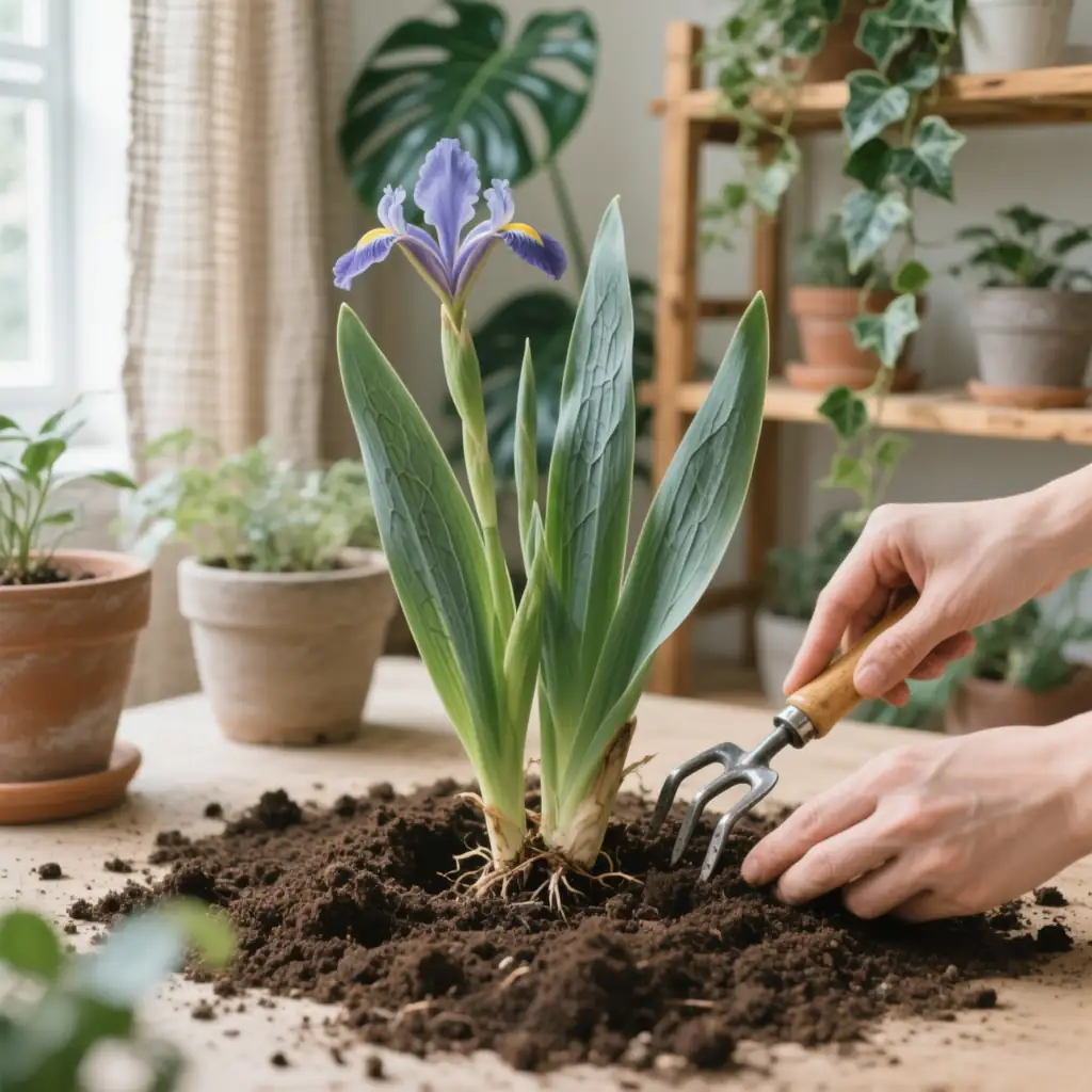 iris root rot prevention
