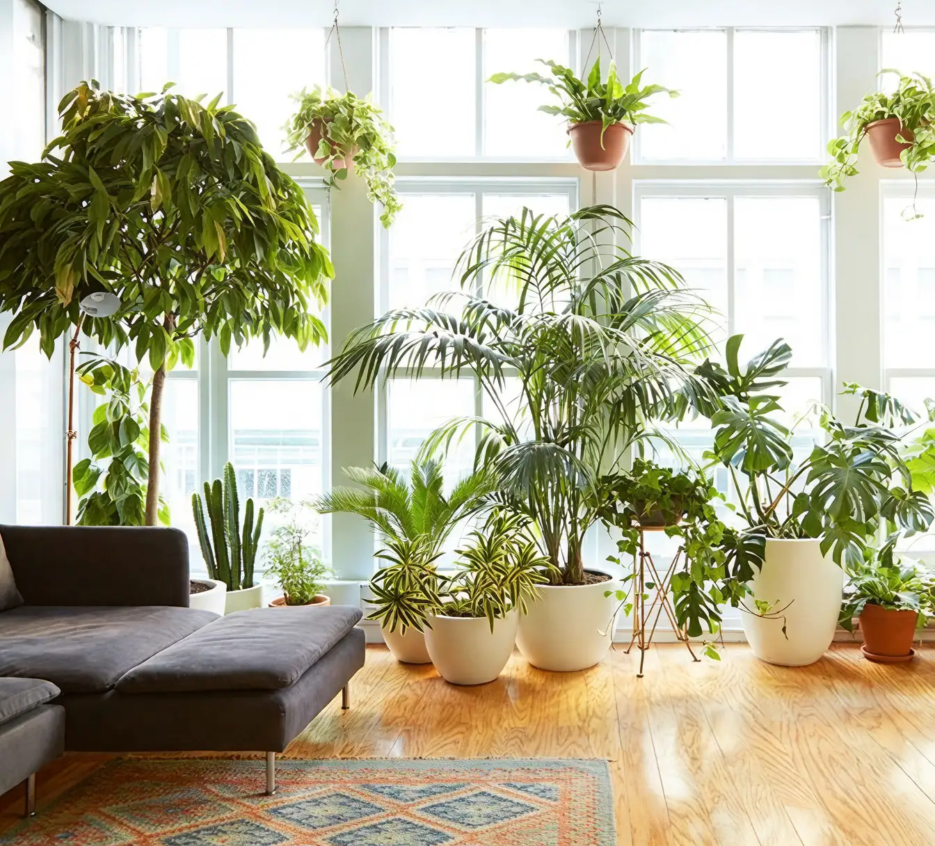 indoor plant in living room