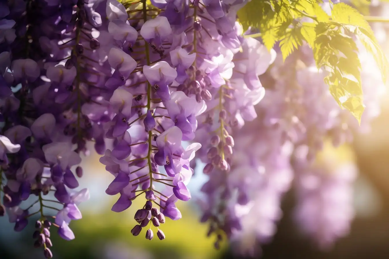wisteria in literature art