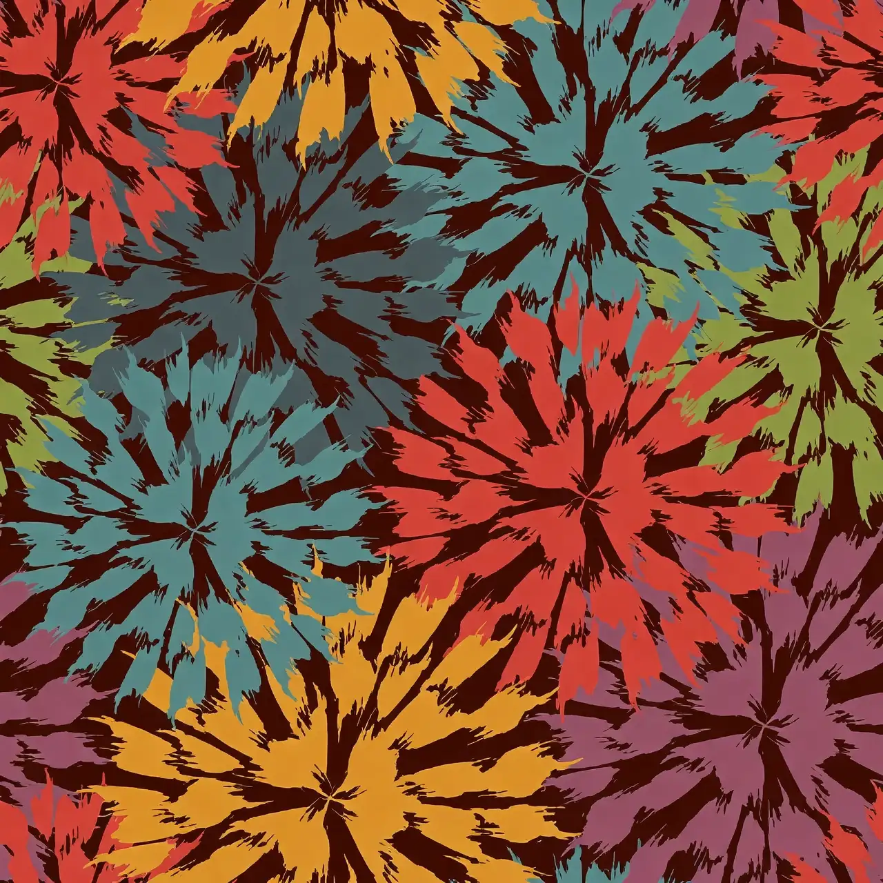 chrysanthemum pattern home decor